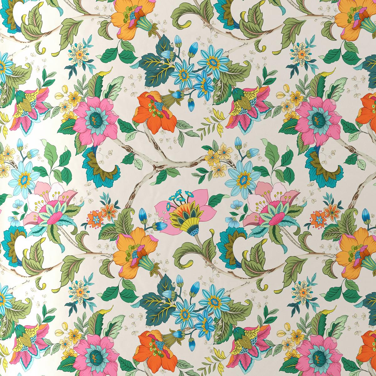 Povlečení Kamia allover, 70/90 140/200cm - růžová/tyrkysová, Romantický / Rustikální, textil (140/200cm) - Mömax