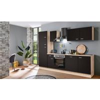 Küchenblock Classic Küchenblock - Dunkelbraun/Sonoma Eiche, KONVENTIONELL, Holzwerkstoff (270cm) - Menke