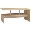 Couchtisch Maliso Sonoma Eiche Dekor - Sonoma Eiche, Design, Holzwerkstoff (90/60/42cm) - MID.YOU