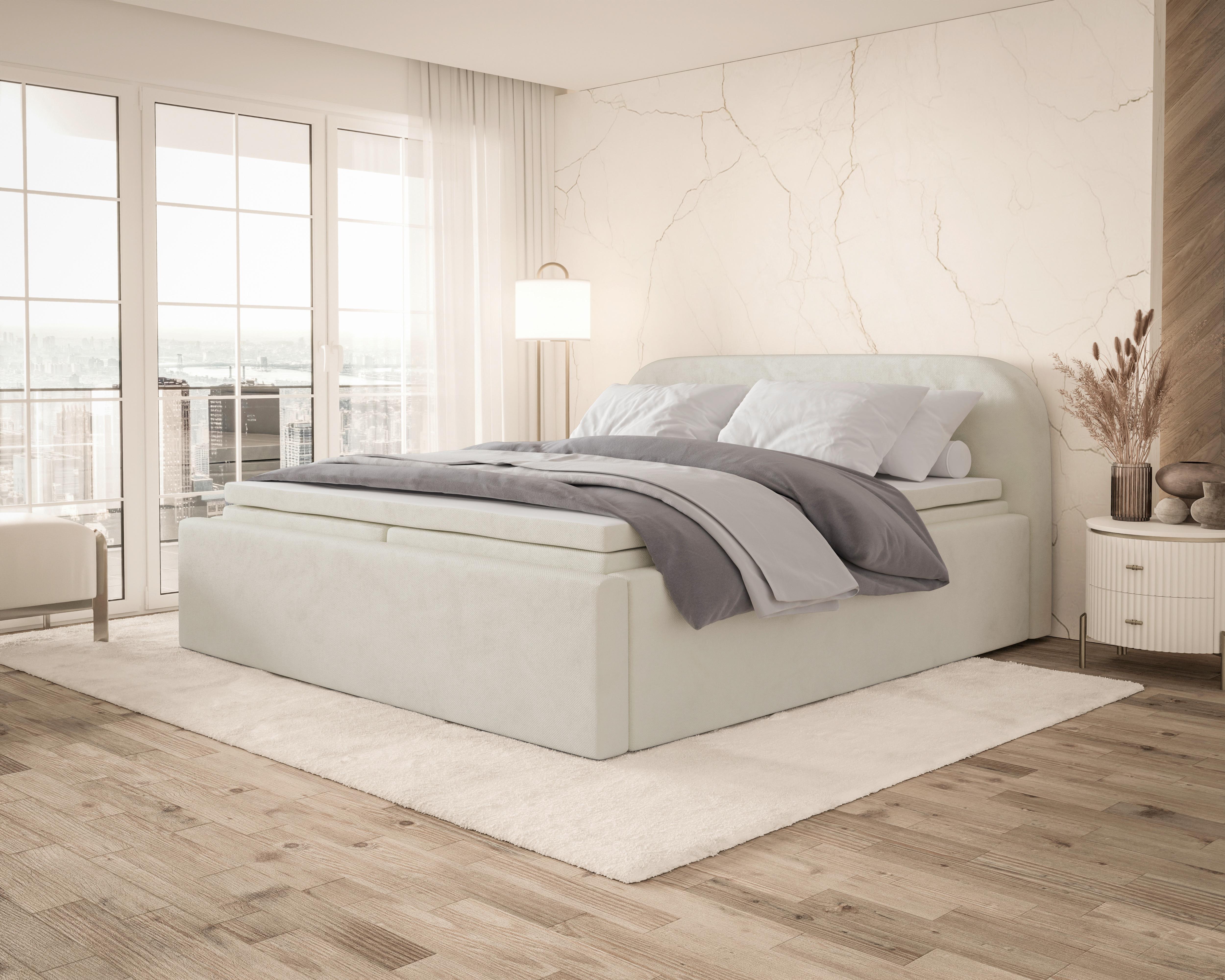 Boxbett Zako 3 Beige LF: 180x200cm - Beige, MODERN, Textil (180/200cm) - MID.YOU