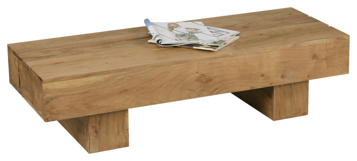 Dřevěný konferenční stolek SIRA,akácie - barvy akácie, Design, dřevo (120/45/30cm) - MID.YOU