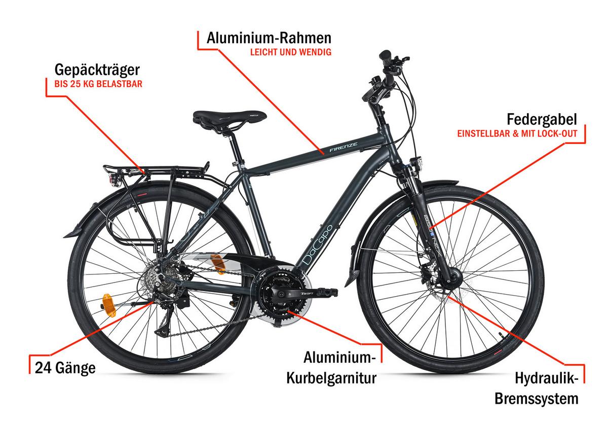 Citybike Herren 28 Zoll - Braun, Basics, Metall