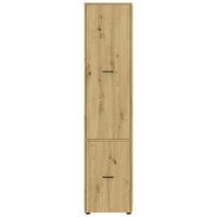 Kleiderschrank Kivo Eiche Artisan Dekor, B: 45 Cm - Eiche Artisan, Basics, Holzwerkstoff (45/199,6/52,1cm)