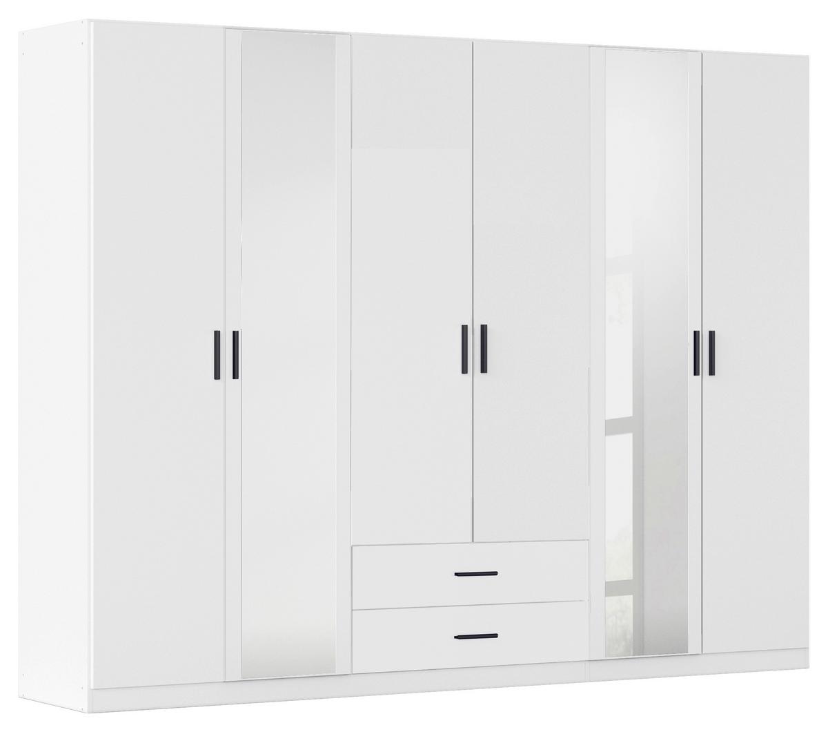 Kleiderschrank Despina - Weiß, KONVENTIONELL, Holzwerkstoff (271/210/54cm)