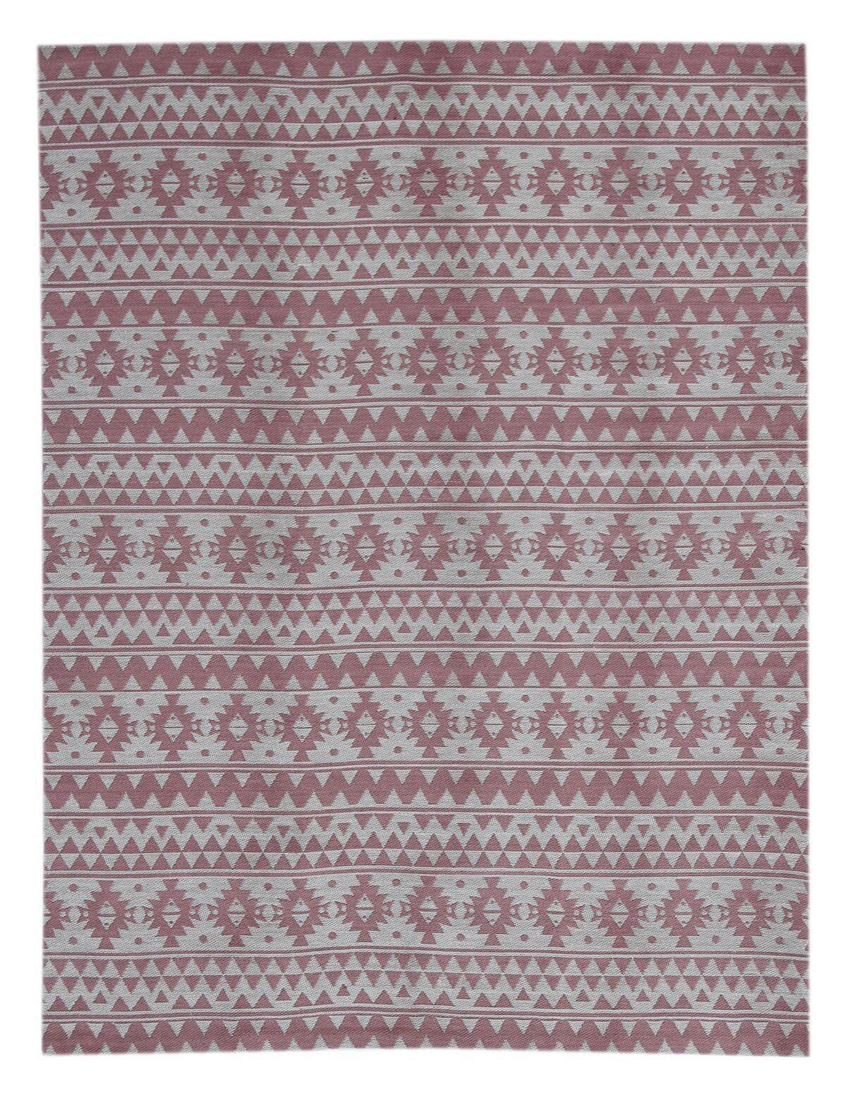 FLACHWEBETEPPICH Pink, ca.  80x150 cm - Pink, Design, Textil (80/150cm) - Kayoom