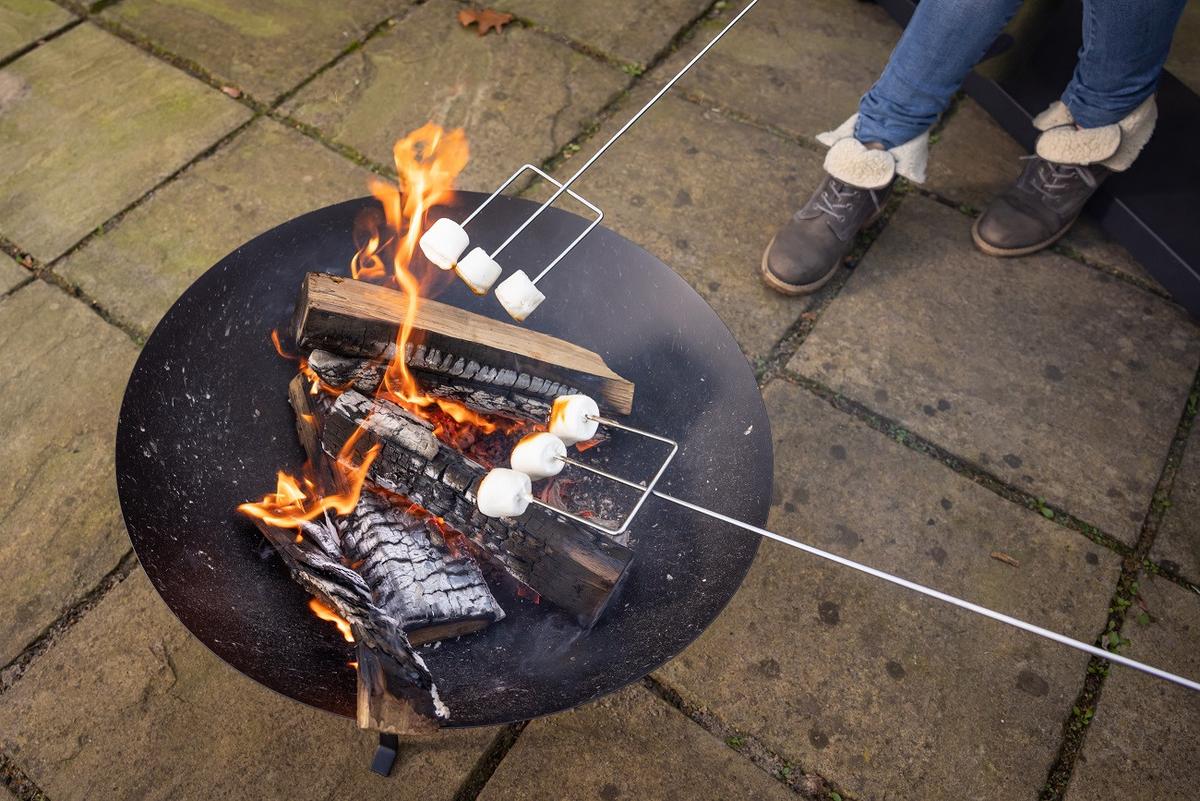 GRILLSPIESSE MARSHMALLOW-SPIESS - Basics, Metall (9,2/2,2/75,2cm)