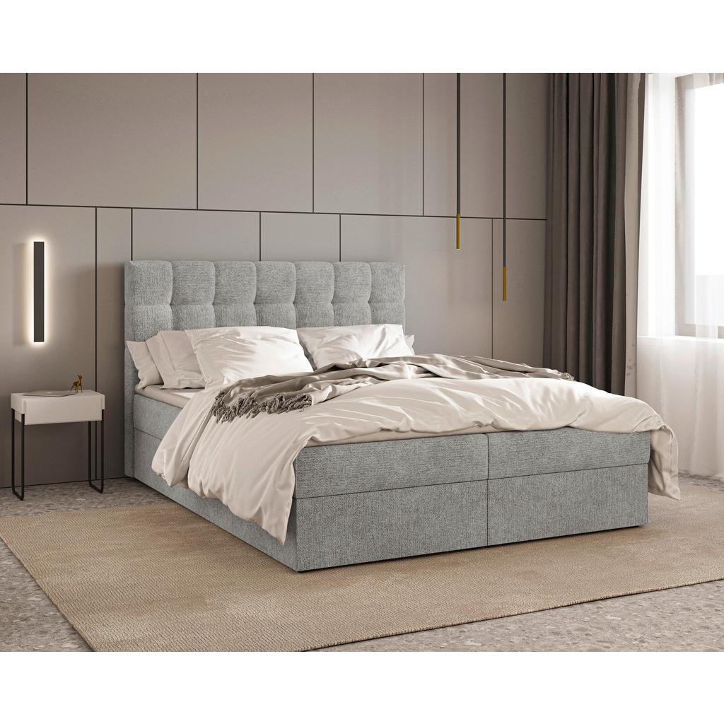 BOXBETT Oslo Grau 160x200cm