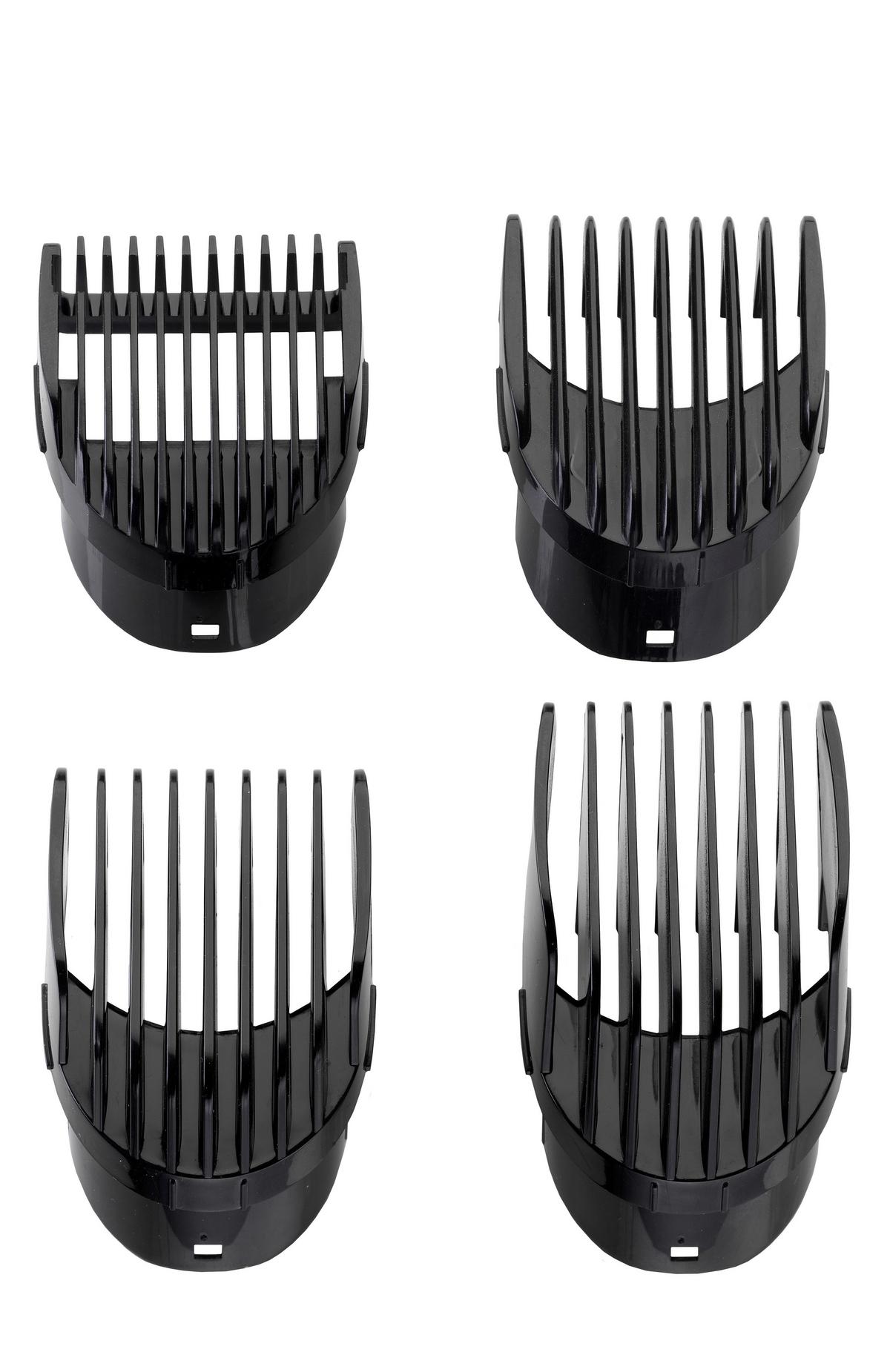 Haarschneider Turbo Cut 1719.4220 4 Aufsätze - Schwarz, MODERN, Kunststoff (4/4,5/17cm) - Trisa Electronics