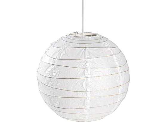 Leuchtenschirm Mia - Weiß, KONVENTIONELL, Papier (40cm) - Ombra Leuchtenschirm Mia - Weiß, KONVENTIONELL, Papier (40cm) - Ombra