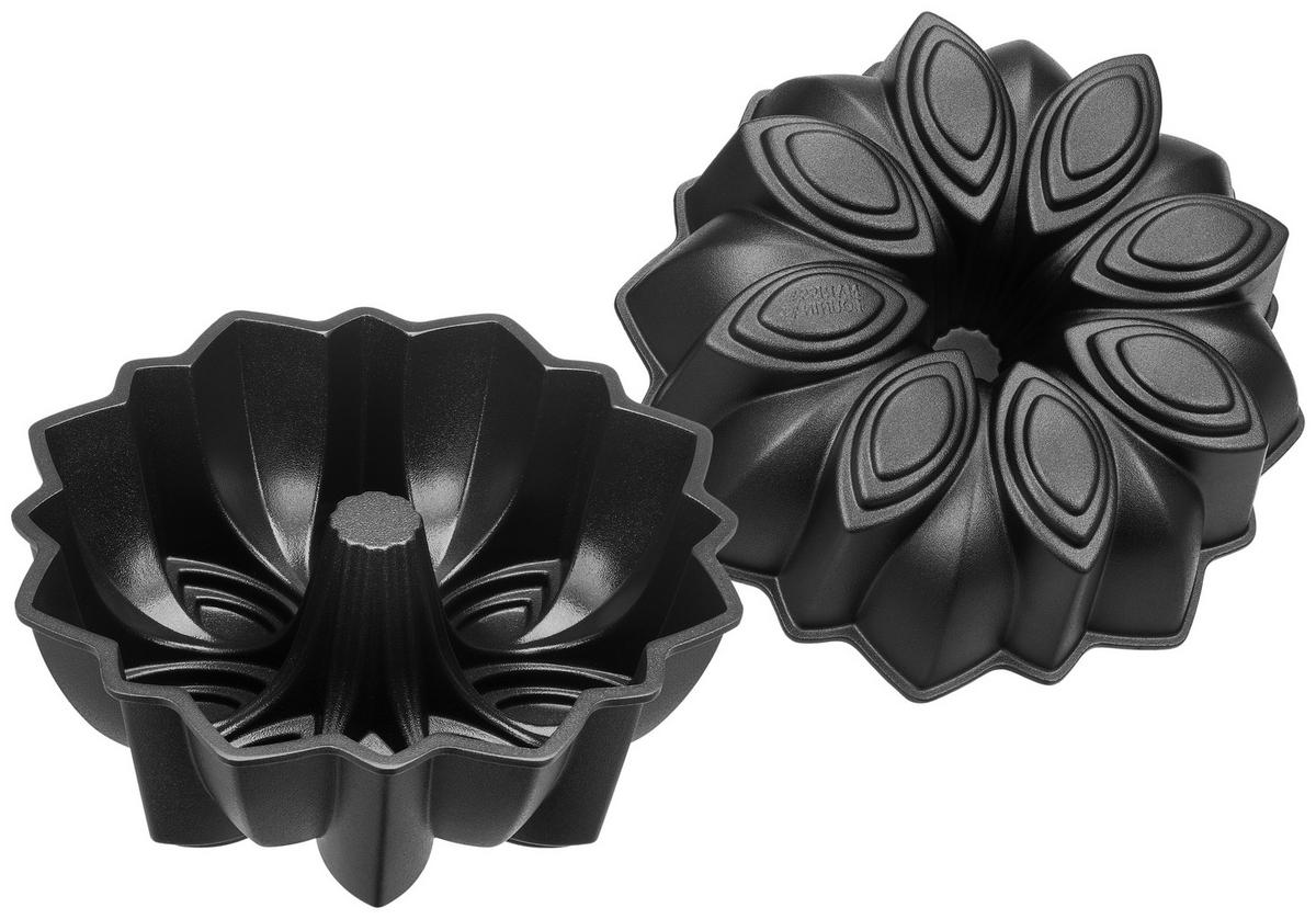 Kuglófforma Gia - fekete, Basics, fém (25/9,5cm) - James Wood