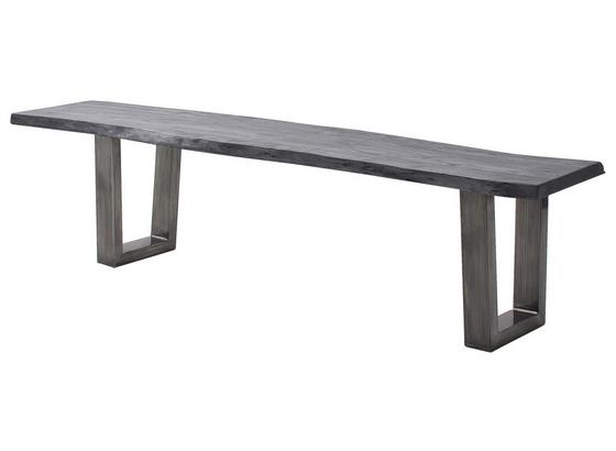 Sitzbank Calabria L: 160 cm Grau Sandgestrahlt - Grau, MODERN, Holz/Metall (160/47/40cm) Sitzbank Calabria L: 160 cm Grau Sandgestrahlt - Grau, MODERN, Holz/Metall (160/47/40cm)