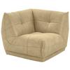Modul Sofa Giselle Ecke B: 105 Cm Beige - Beige, Trend, Textil (105/80/105cm) - Livetastic