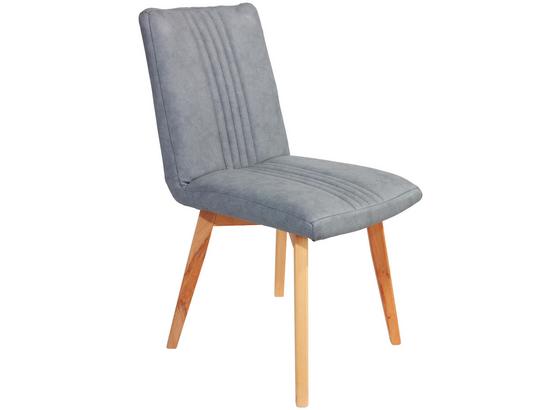Stuhl Stella - Buchefarben/Grau, KONVENTIONELL, Holz/Textil (44/88/55cm) Stuhl Stella - Buchefarben/Grau, KONVENTIONELL, Holz/Textil (44/88/55cm)