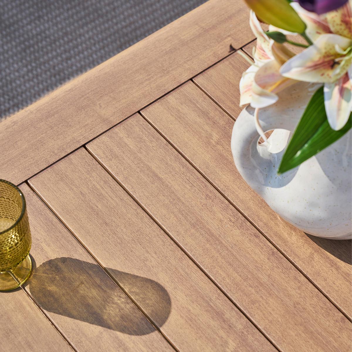Dining-Loungeset Avery Beige - Eichefarben/Braun, Basics, Metall (290/290/68cm) - Ambia Garden