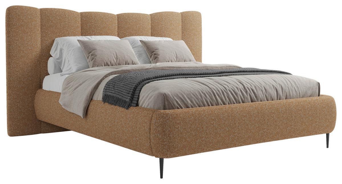 Polsterbett Nook 140x200 cm Terracotta - Terracotta, MODERN, Holz/Holzwerkstoff (140/200cm) - MID.YOU