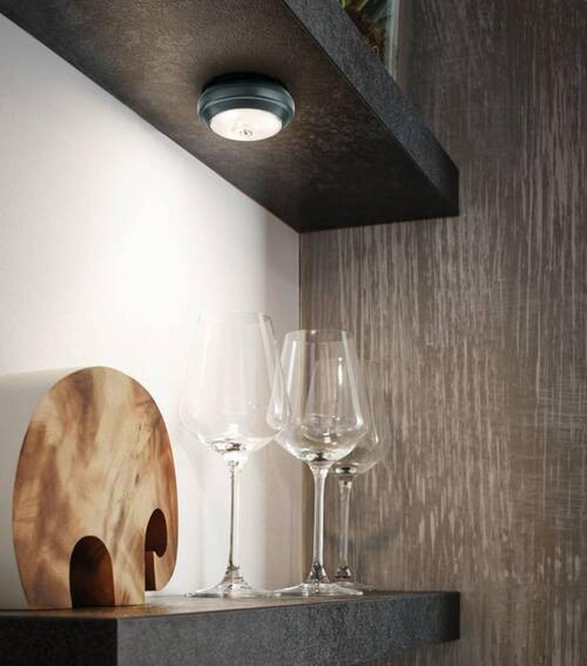 LED-Deckenleuchte Ø 8,8 cm dimmbarer Spot - Anthrazit, Basics, Kunststoff (8,8cm) - Paulmann
