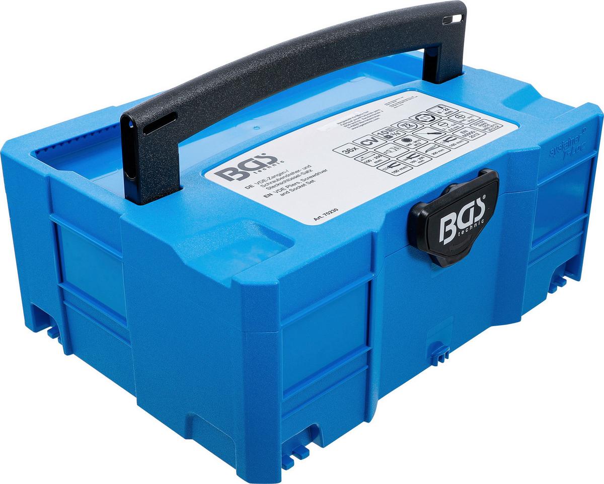 Vde-werkzeugsatz 70230 - Blau/Rot, Basics (39,5/29,0/16,5cm)
