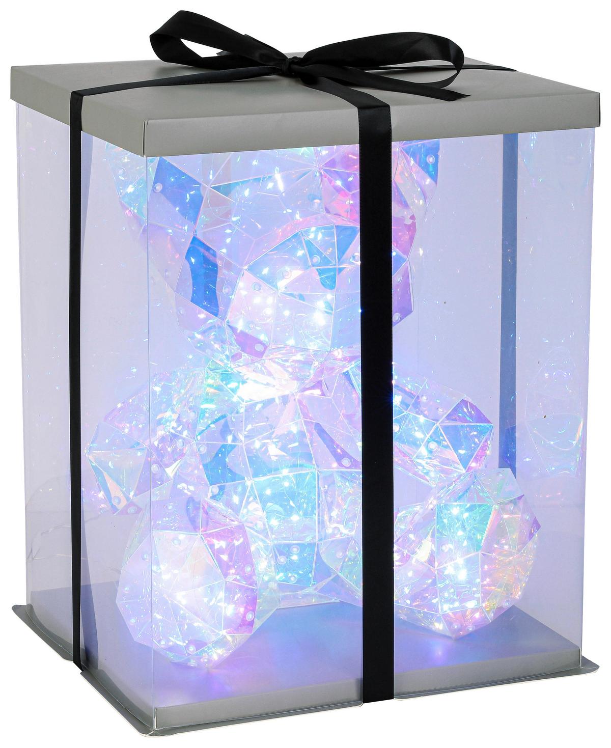 DEKORAČNÍ LED SVÍTIDLO BERLI - průhledné, Konvenční, plast (19/20/25cm) - Modern Living
