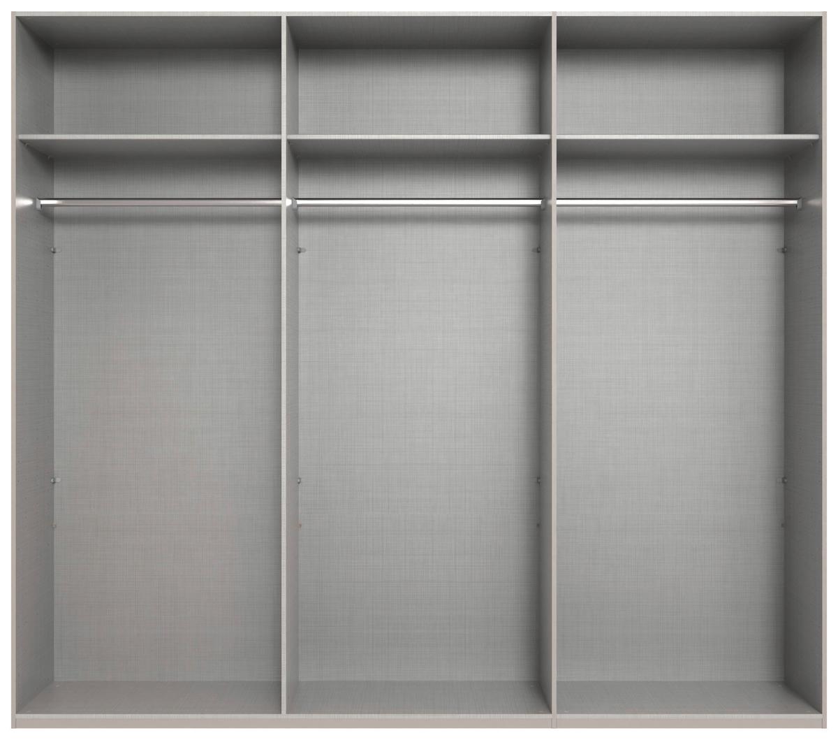 Drehtürenschrank New York Grau/Sahara B: 270 cm - Grau/Sahara, MODERN, Holzwerkstoff (270/236/58cm) - MID.YOU