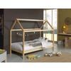 Hausbett Dallas 90x200 Cm Kiefer Natur Echtholz - Kieferfarben, MODERN, Holz (90/200cm) - MID.YOU