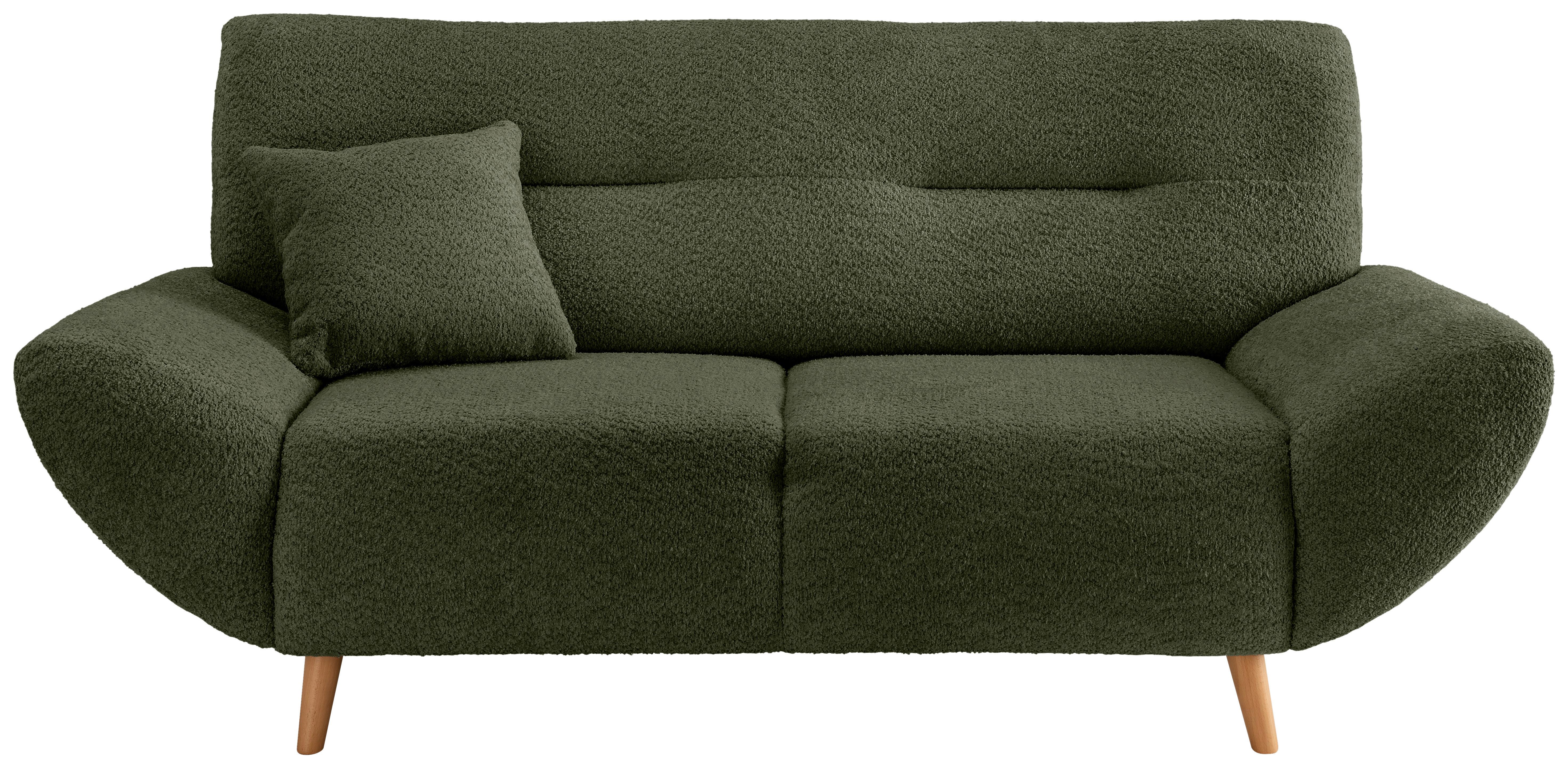 2-Sitzer-Sofa Drago, Waldgrün B: 173 cm - Waldgrün/Wildeiche, KONVENTIONELL, Textil (173/81/90cm) - MID.YOU