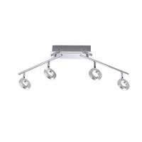 LED-Deckenleuchte 6786-96 Sileda - Alufarben, Design, Glas/Metall (94/21/19cm) - Paul Neuhaus