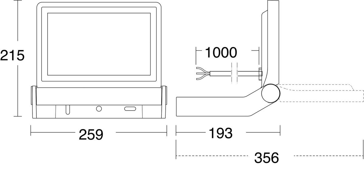 Led-außenleuchte Xled One Xl Anthrazith - Anthrazit, Design, Metall (19,3/25,9/21,5cm) - Steinel