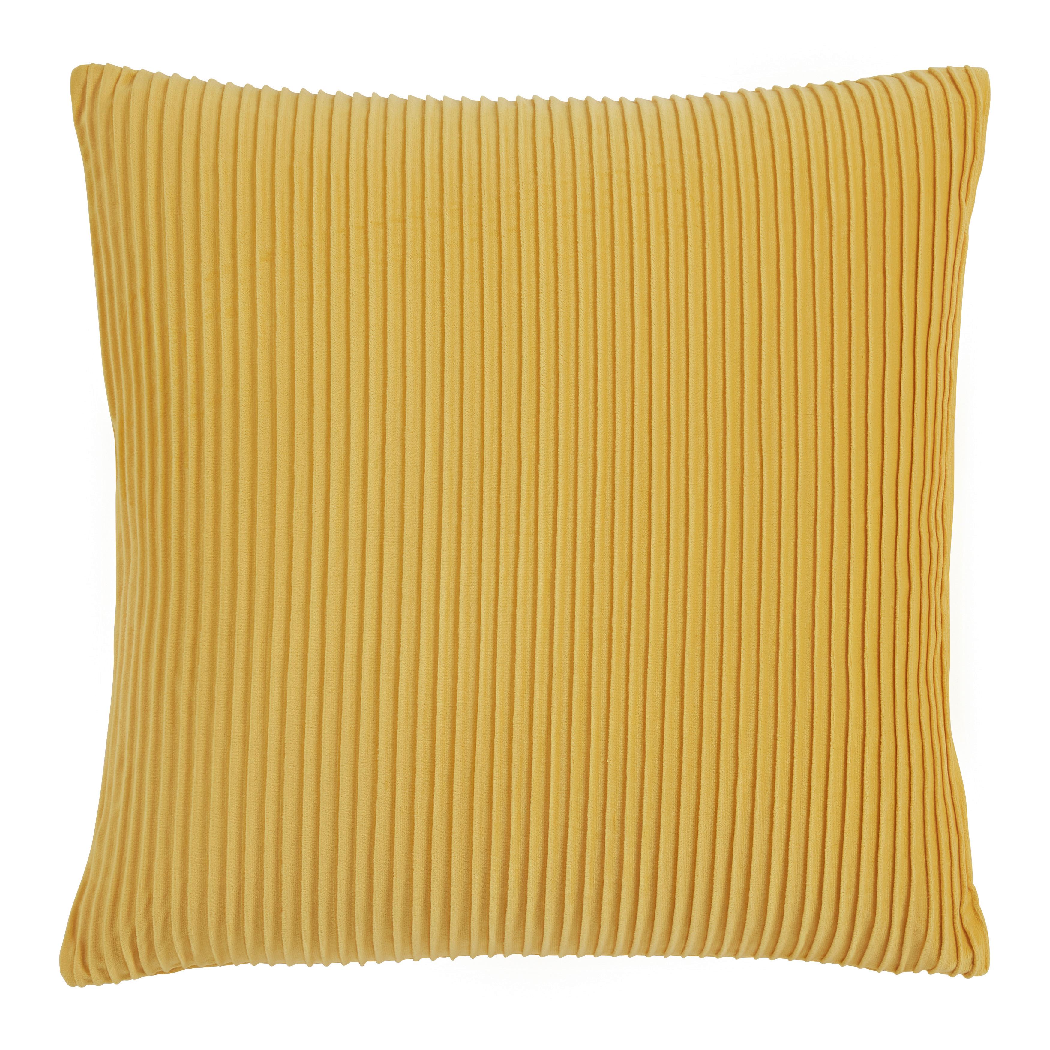 DEKORAČNÍ POLŠTÁŘ MELANIA - žlutá, Romantický / Rustikální, textil (45/45cm) - Modern Living