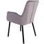 Stuhl Lounge Grau - Schwarz/Grau, MODERN, Textil/Metall (59,5/88,5/60,5cm) - Ombra Stuhl Lounge Grau - Schwarz/Grau, MODERN, Textil/Metall (59,5/88,5/60,5cm) - Ombra