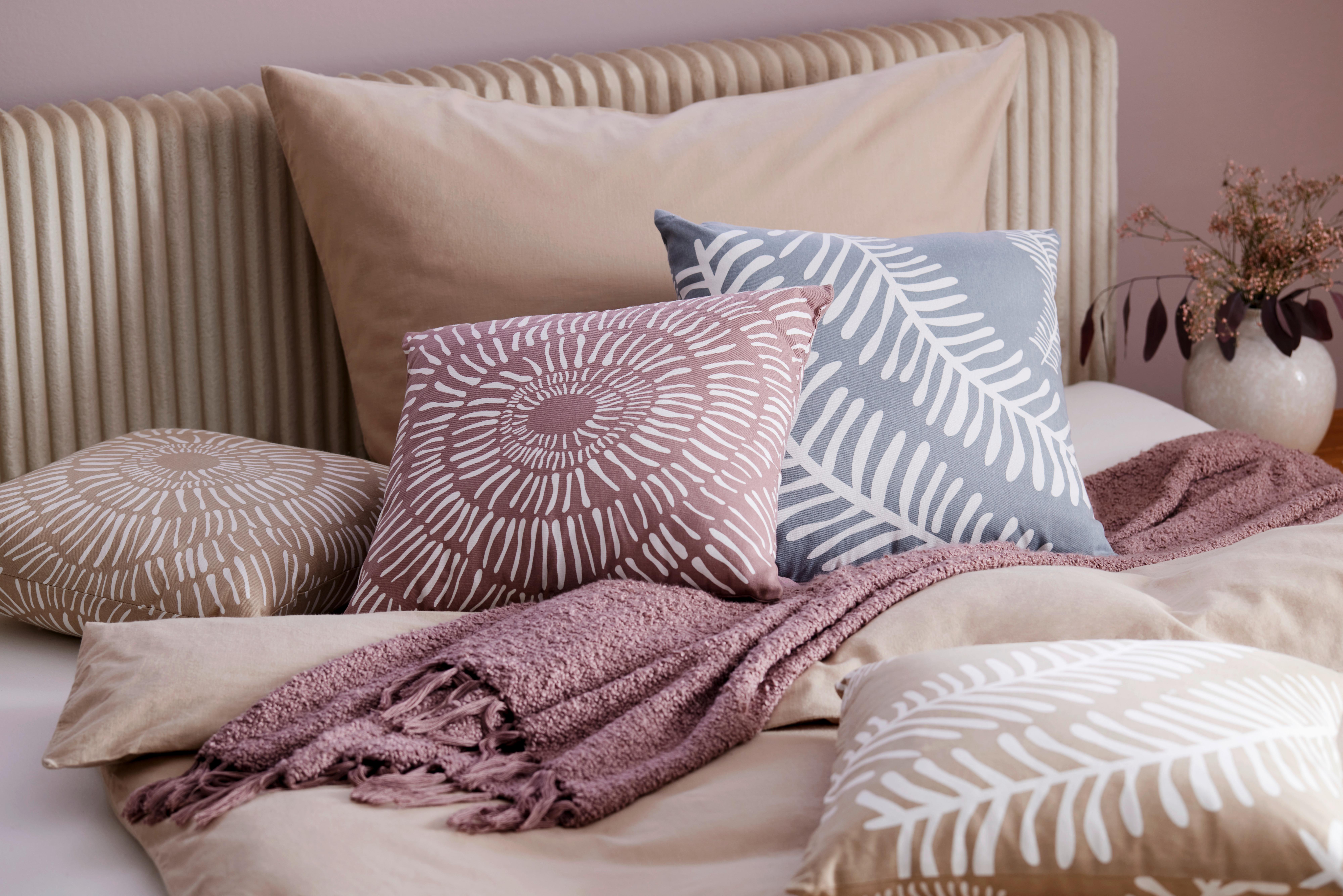 DEKORAČNÍ POLŠTÁŘ WILLOW - modrá, Moderní, textil (45/45cm) - Mömax