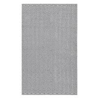 Teppich Vorleger Grau/Weiß Chevron Elzana 70x120 cm - Grau, Textil (70/120cm) - James Wood