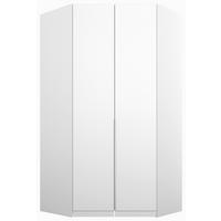 Eckschrank B: 117 Cm Alabama, Weiß - Weiß, MODERN, Holzwerkstoff (117/229/117cm) - Rauch Möbel