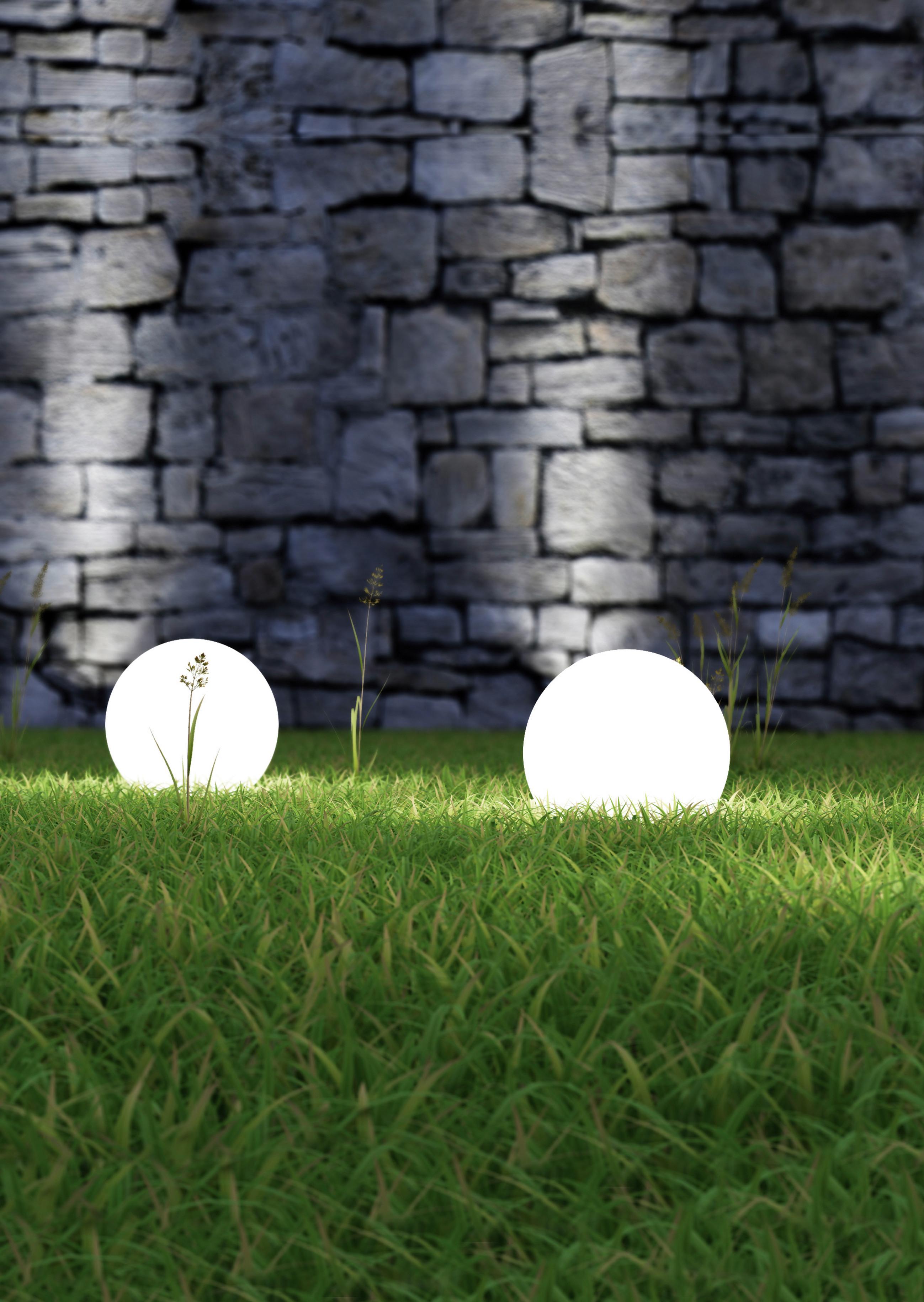 Außenkugelleuchte R57042001 - Weiß, Basics, Kunststoff (20,0/51,5cm)