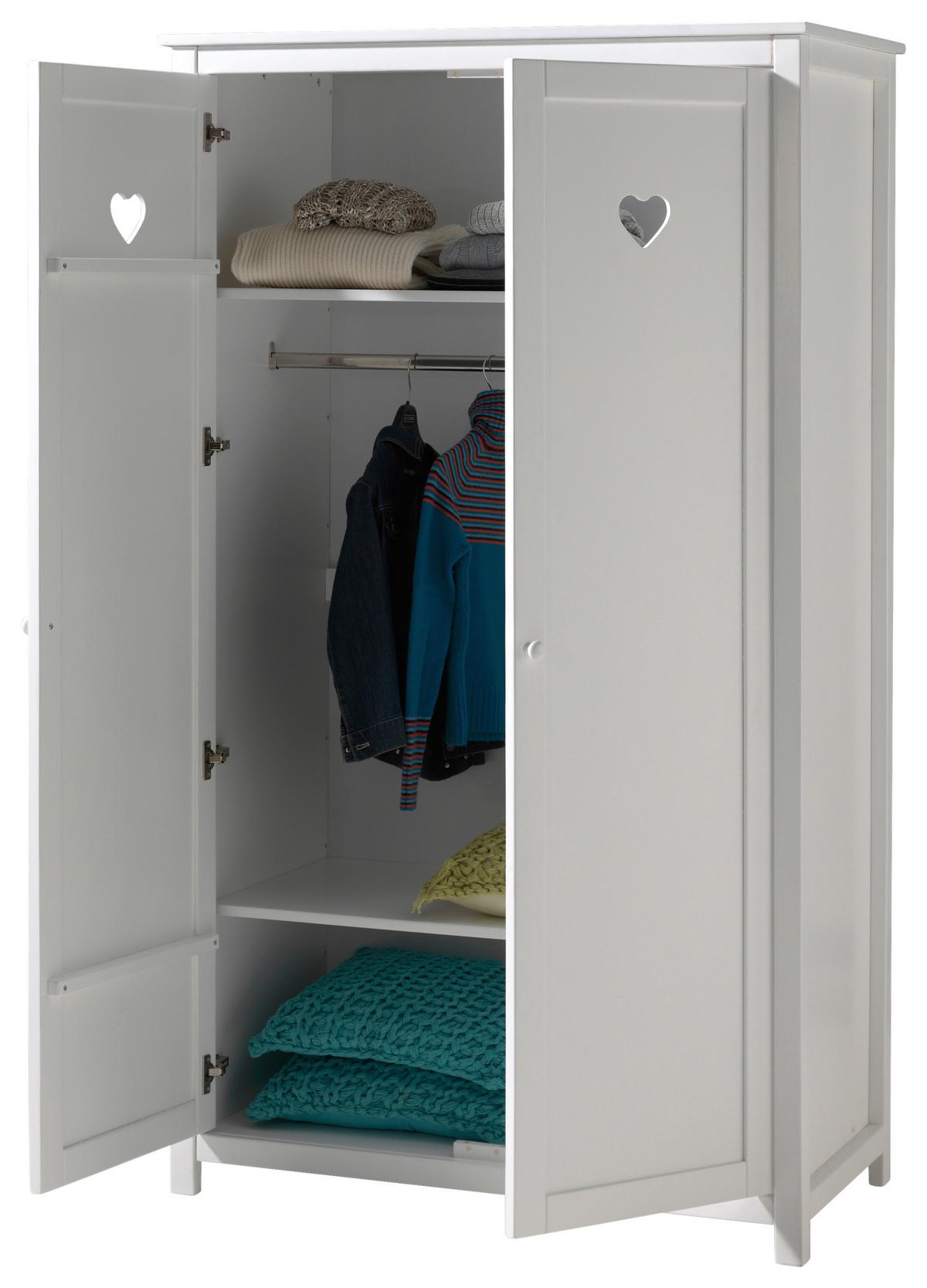BABYZIMMER Amori Weiß 4-teilig - Weiß, MODERN, Holz/Holzwerkstoff - Vipack