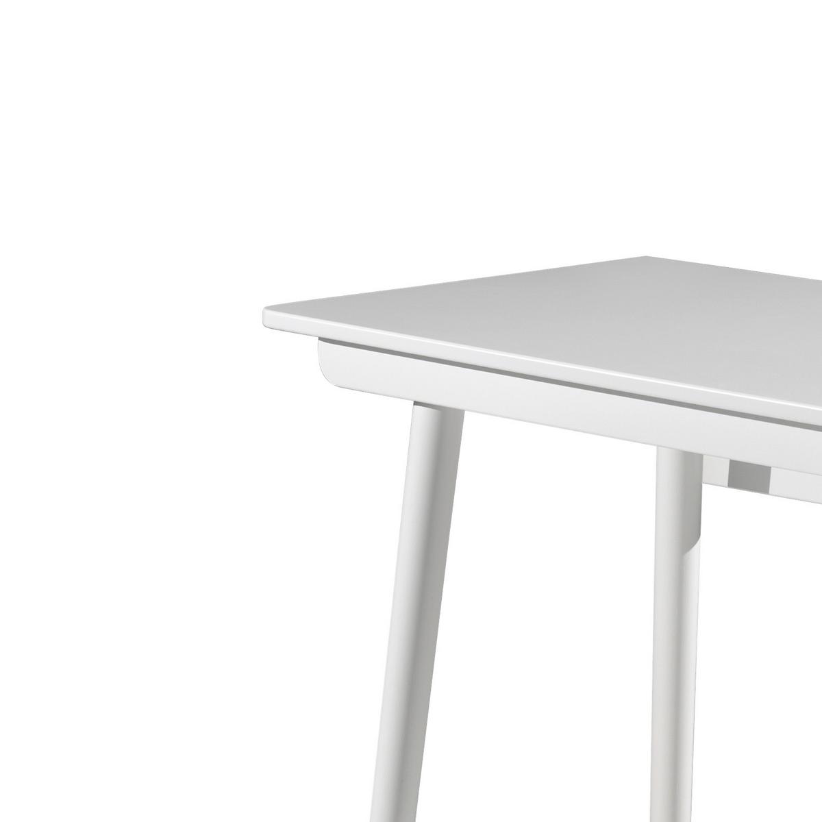 Psací stůl pro mladé BILLY bílý - bílá/barvy zlata, Moderní, kompozitní dřevo/plast (125/75/60cm) - MID.YOU