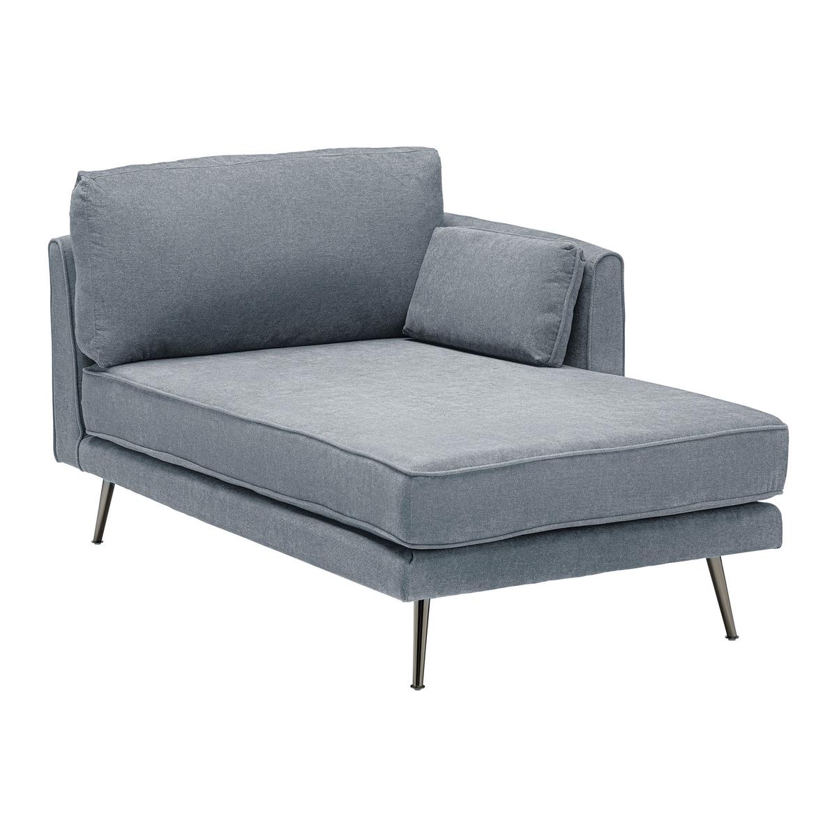 Sedací souprava DUNJA - šedá, Moderní, kov/dřevo (295/89/161cm) - P & B