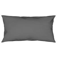 Kissenhülle Vicky 40x80 cm Jersey Grau + Reißverschluss - Grau, KONVENTIONELL, Textil (40/80cm) - Ele