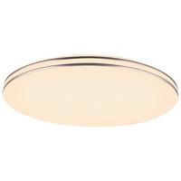 Led-deckenleuchte Dilan Ø 53 Cm Dimmbar - Opal/Weiß, Trend, Kunststoff/Metall (53/8cm) - Globo