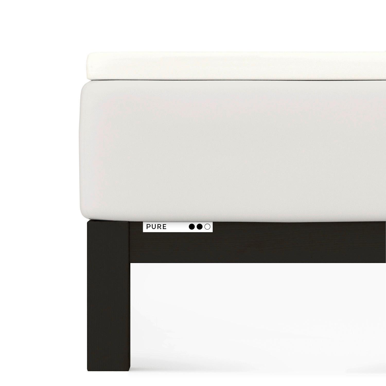 Topper-spannleintuch Pure Topper - Perlmutt, Basics, Textil (90-100/190-220cm) - Schlafgut