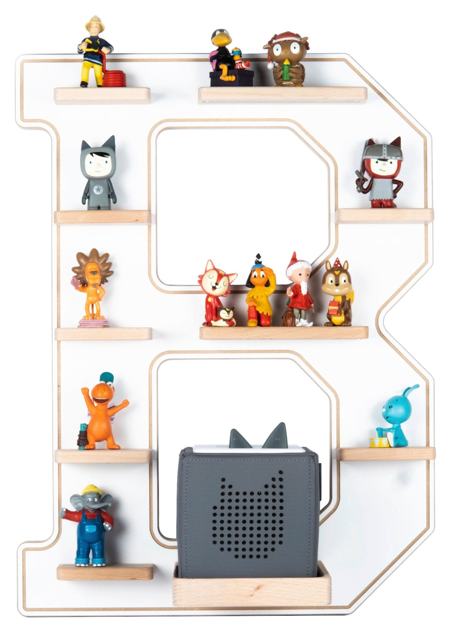 Kinderregal Boarti Weiß B: 41 cm - Weiß, MODERN, Holzwerkstoff (41/54/19cm) - Livetastic