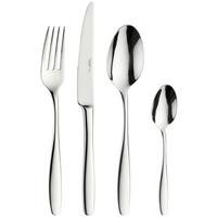 Besteckset Lion 24-Tlg., Edelstahl - Edelstahlfarben, Basics, Metall - Pintinox