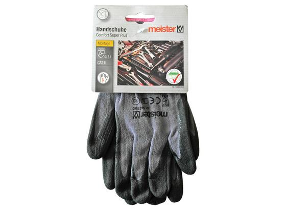 Arbeitshandschuhe Cat2, Gr. 7 - Grau, KONVENTIONELL, Kunststoff Arbeitshandschuhe Cat2, Gr. 7 - Grau, KONVENTIONELL, Kunststoff