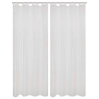 Schlaufenvorhang Nessi - Grau Hochglanz, Basics, Textil (135/245cm)