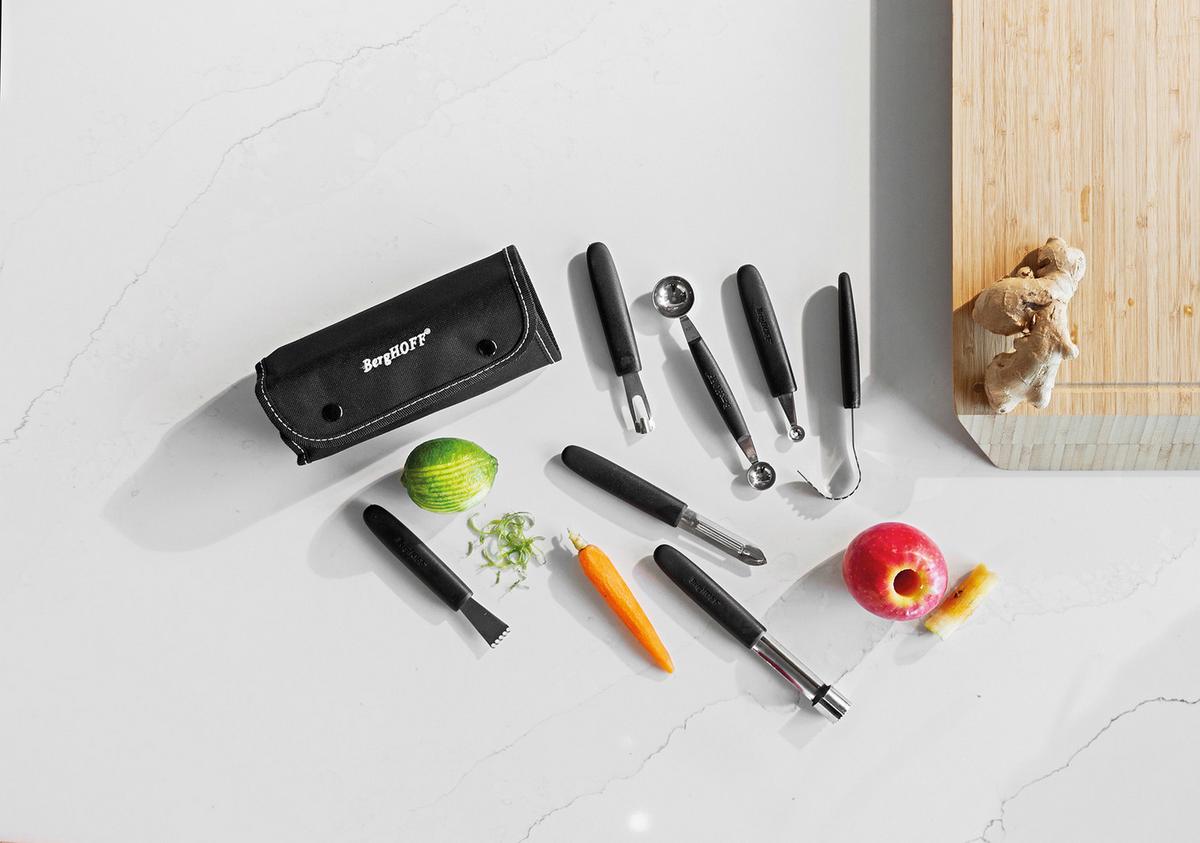 Scheibenschneider 8-Teilig Schwarz B: 12 cm - Schwarz, Basics, Metall (5.8/12/21cm)