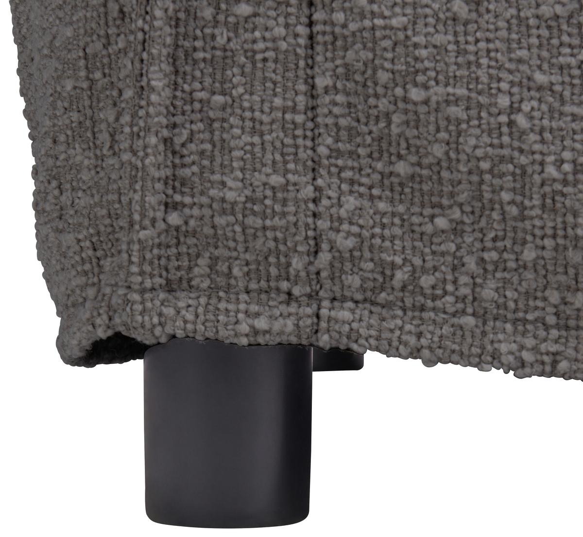 Sofa Toscana - Grau, Trend, Textil (195/82/98cm) - Livetastic