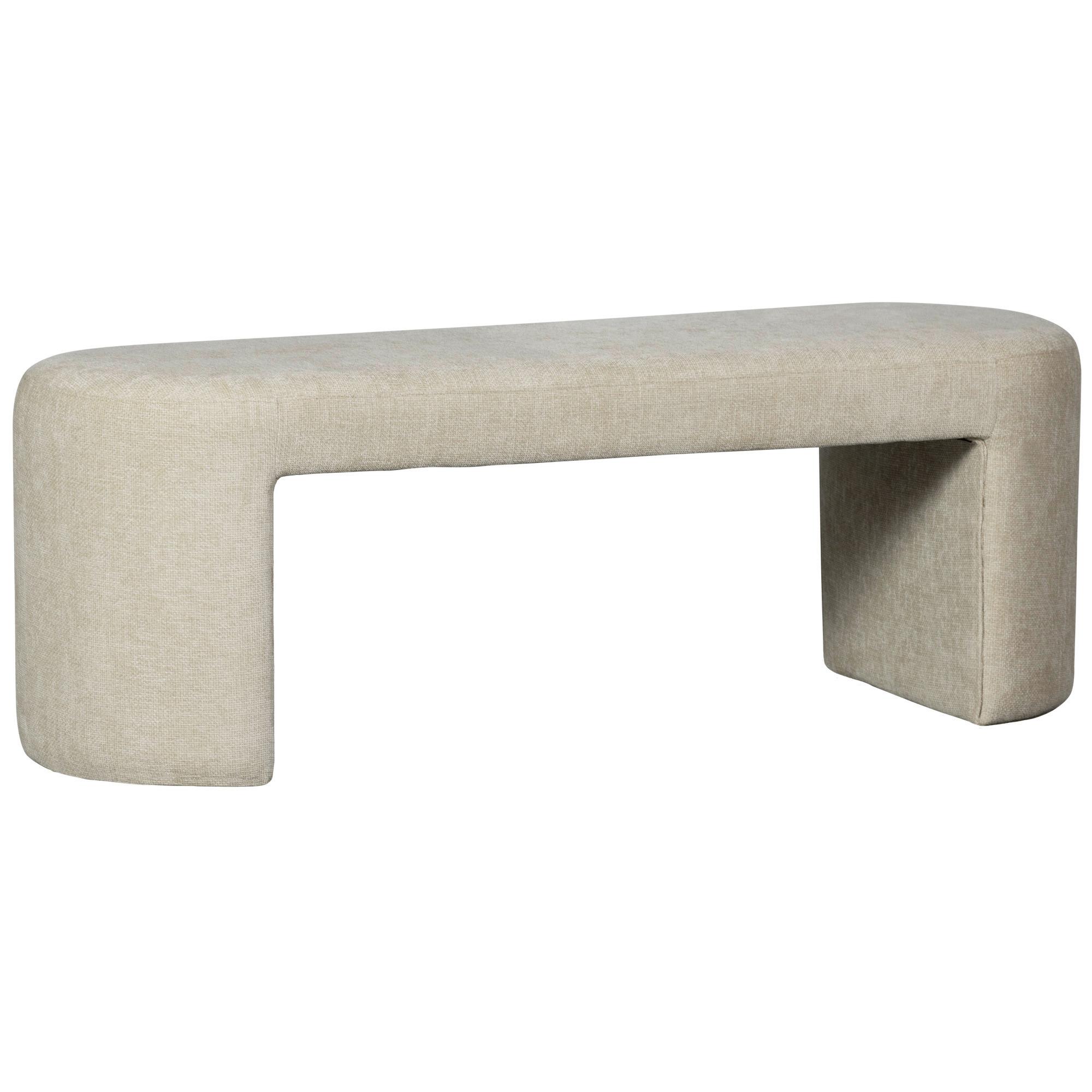 SITZBANK Jacob Naturfarben B: 130 cm - Naturfarben, KONVENTIONELL, Textil (130/46/46cm) - Livetastic