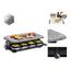 Raclette-Grill Hot Stone - Schwarz/Grau, MODERN, Kunststoff/Stein (45,5/27/15,5cm) Raclette-Grill Hot Stone - Schwarz/Grau, MODERN, Kunststoff/Stein (45,5/27/15,5cm)