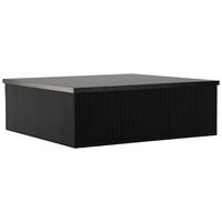 Couchtisch Lenox - Schwarz, Design, Holzwerkstoff (90/90/30cm) - Livetastic