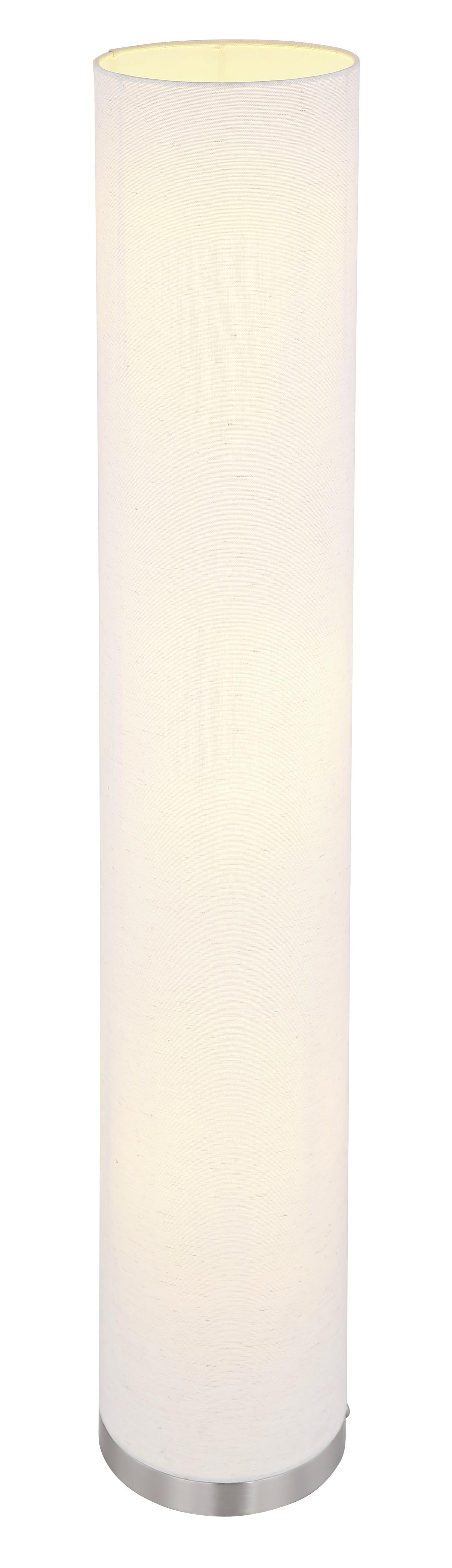 Stehlampe Sandfarben mit Schalter, Länglich - Sandfarben, Basics, Textil/Metall (19/110cm) - Globo