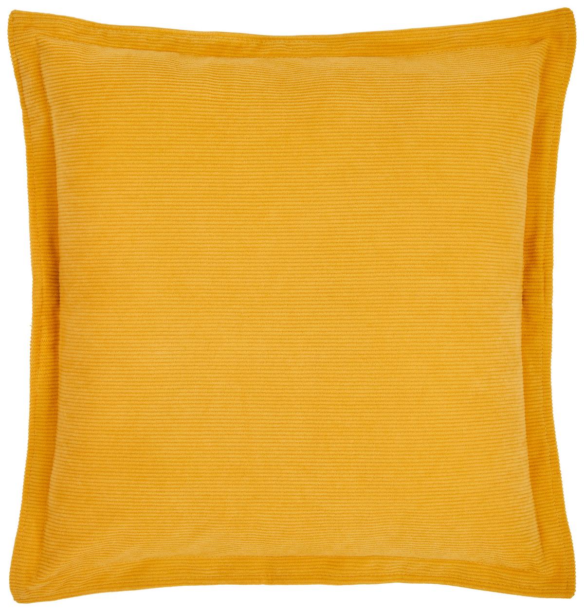 Zierkissen Maren 45x45 cm Polyester Honig mit Zipp - Honig, ROMANTIK / LANDHAUS, Textil (45/45cm) - James Wood